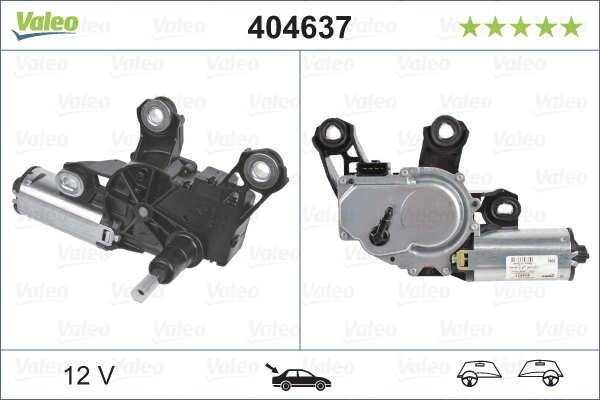 Motore tergicristallo - 404637 VALEO